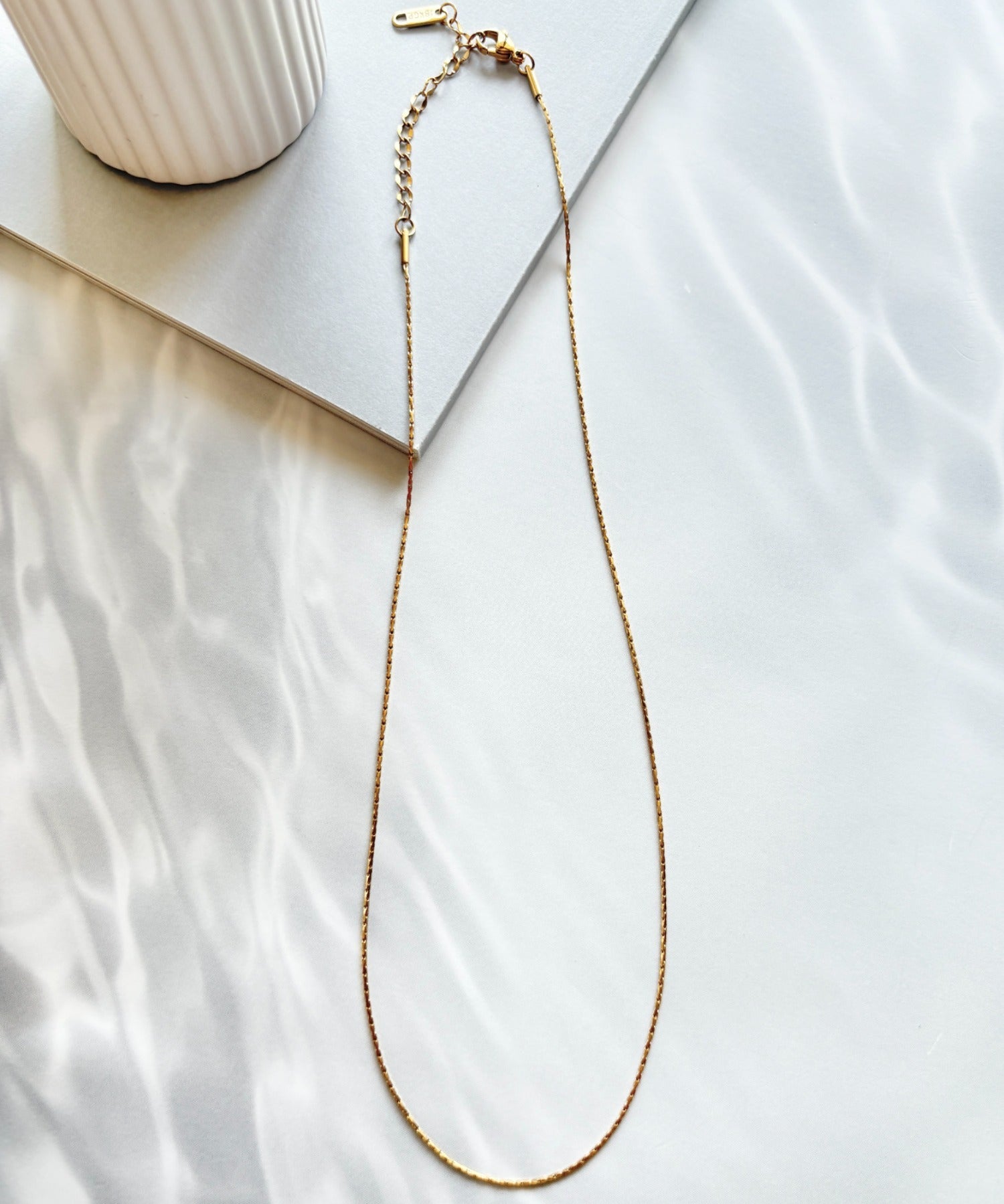 ciite' シーテ ネックレス 【 金属アレルギー対応 】ナローチェーンネックレス サージカルステンレス