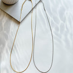 ciite' シーテ ネックレス 【 金属アレルギー対応 】ナローチェーンネックレス サージカルステンレス