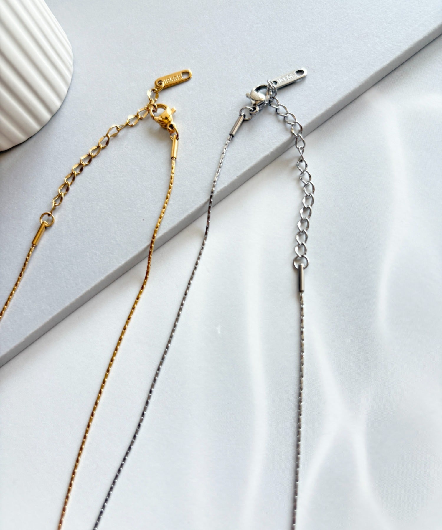 ciite' シーテ ネックレス 【 金属アレルギー対応 】ナローチェーンネックレス サージカルステンレス