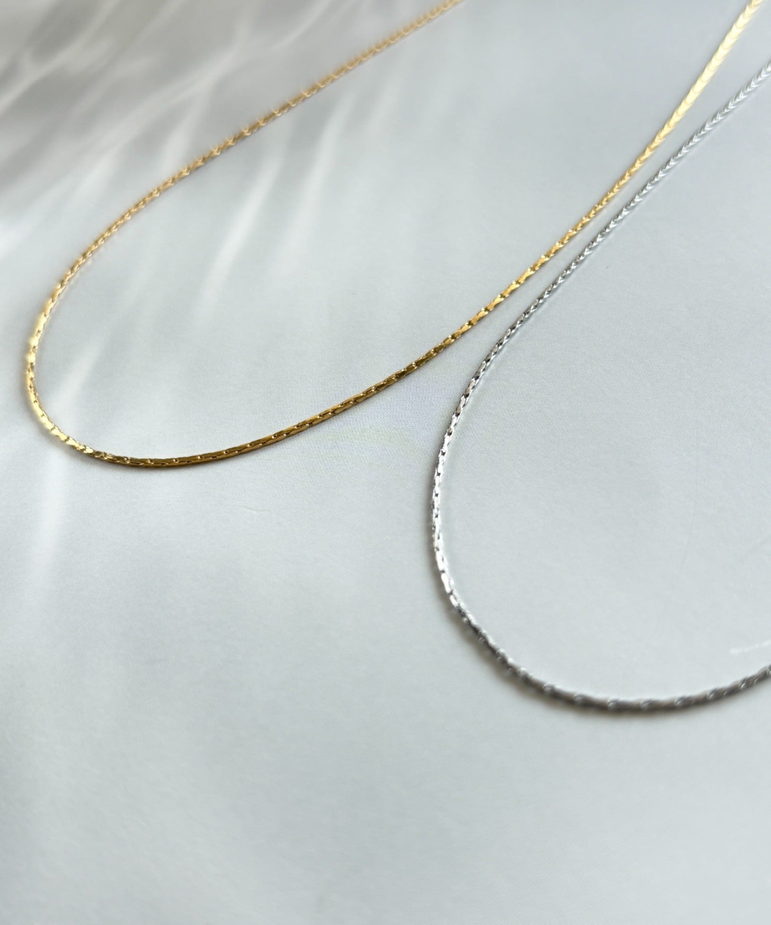 ciite' シーテ ネックレス 【 金属アレルギー対応 】ナローチェーンネックレス サージカルステンレス