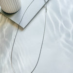 ciite' シーテ ネックレス 【 金属アレルギー対応 】ナローチェーンネックレス サージカルステンレス