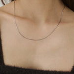 ciite' シーテ ネックレス 【 金属アレルギー対応 】ナローチェーンネックレス サージカルステンレス