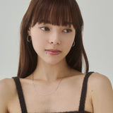 ciite' シーテ ネックレス 【 金属アレルギー対応 】ナローチェーンネックレス サージカルステンレス