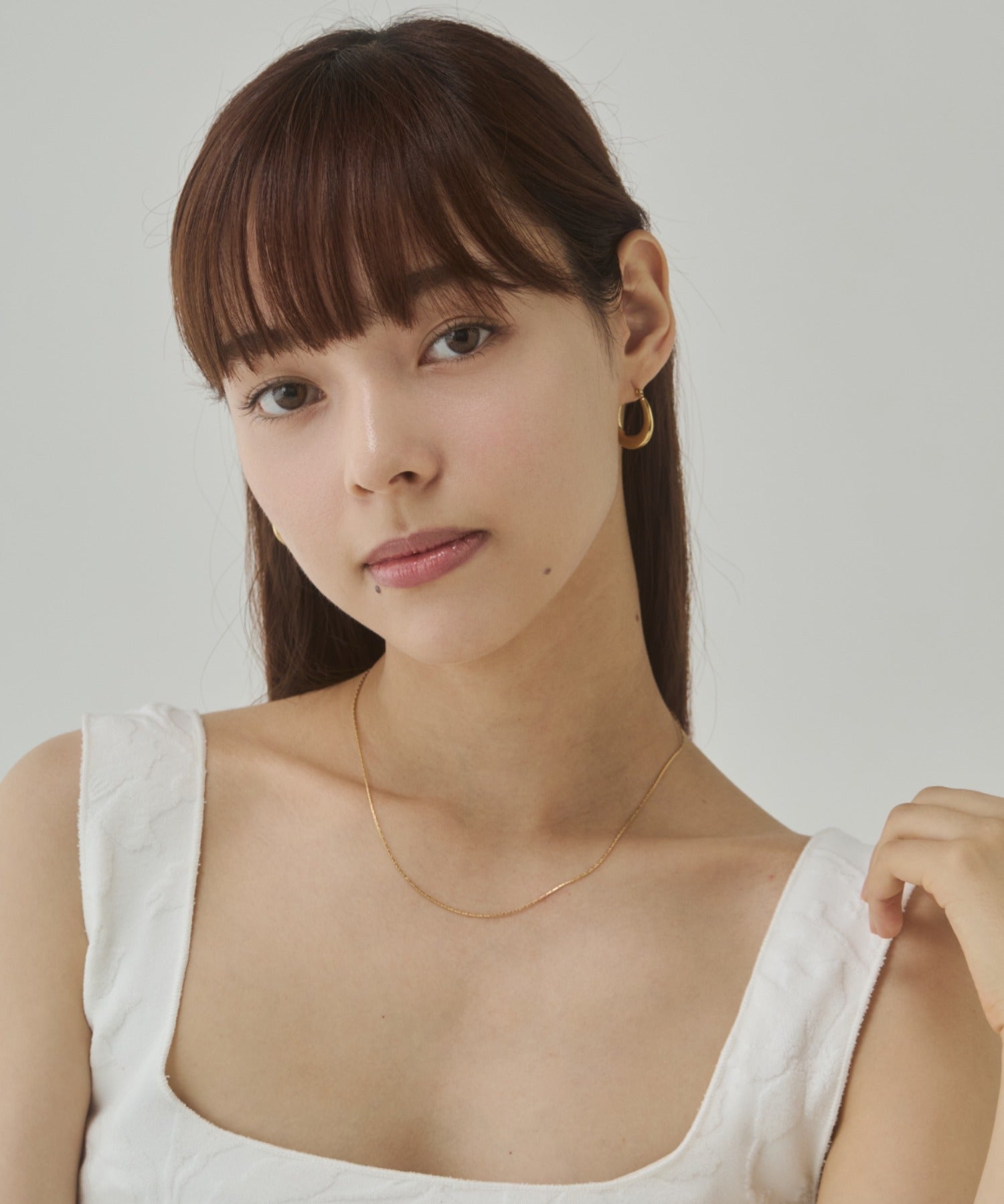 ciite' シーテ ネックレス 【 金属アレルギー対応 】ナローチェーンネックレス サージカルステンレス