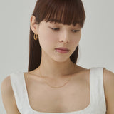 ciite' シーテ ネックレス 【 金属アレルギー対応 】ナローチェーンネックレス サージカルステンレス