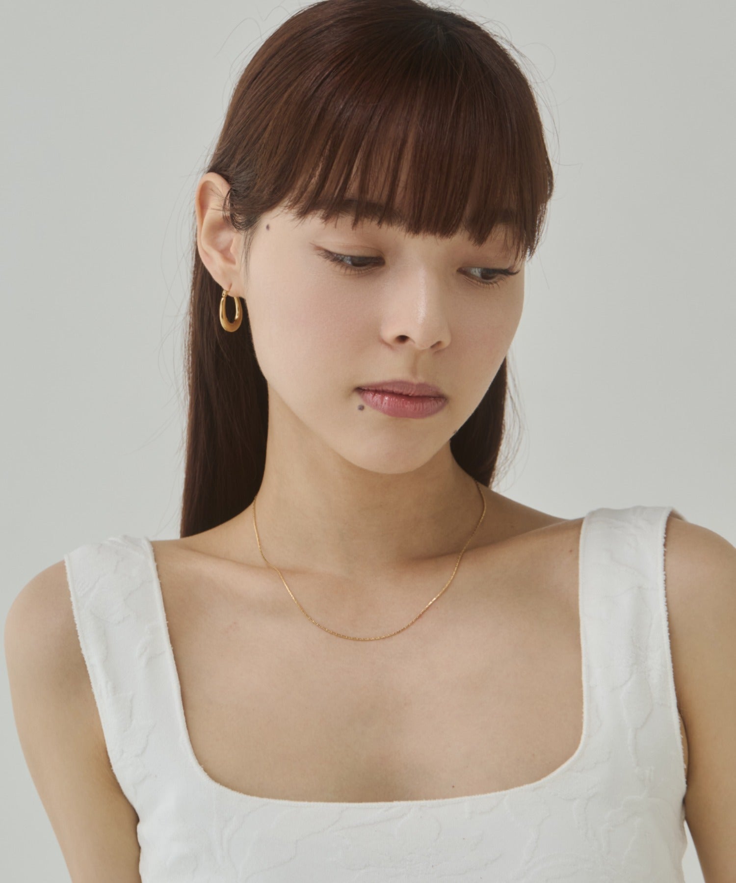 ciite' シーテ ネックレス 【 金属アレルギー対応 】ナローチェーンネックレス サージカルステンレス