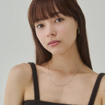 ciite' シーテ ネックレス 【 金属アレルギー対応 】ナローチェーンネックレス サージカルステンレス