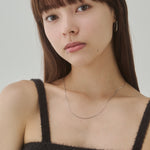 ciite' シーテ ネックレス 【 金属アレルギー対応 】ナローチェーンネックレス サージカルステンレス