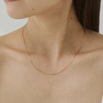 ciite' シーテ ネックレス 【 金属アレルギー対応 】ナローチェーンネックレス サージカルステンレス