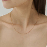 ciite' シーテ ネックレス 【 金属アレルギー対応 】ナローチェーンネックレス サージカルステンレス