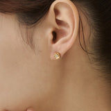 ciite' シーテ ピアス（両耳用） 【 金属アレルギー対応 】フラワービジュー ミニピアス サージカルステンレス（両耳用）