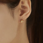 ciite' シーテ ピアス（両耳用） 【 金属アレルギー対応 】フラワービジュー ミニピアス サージカルステンレス（両耳用）