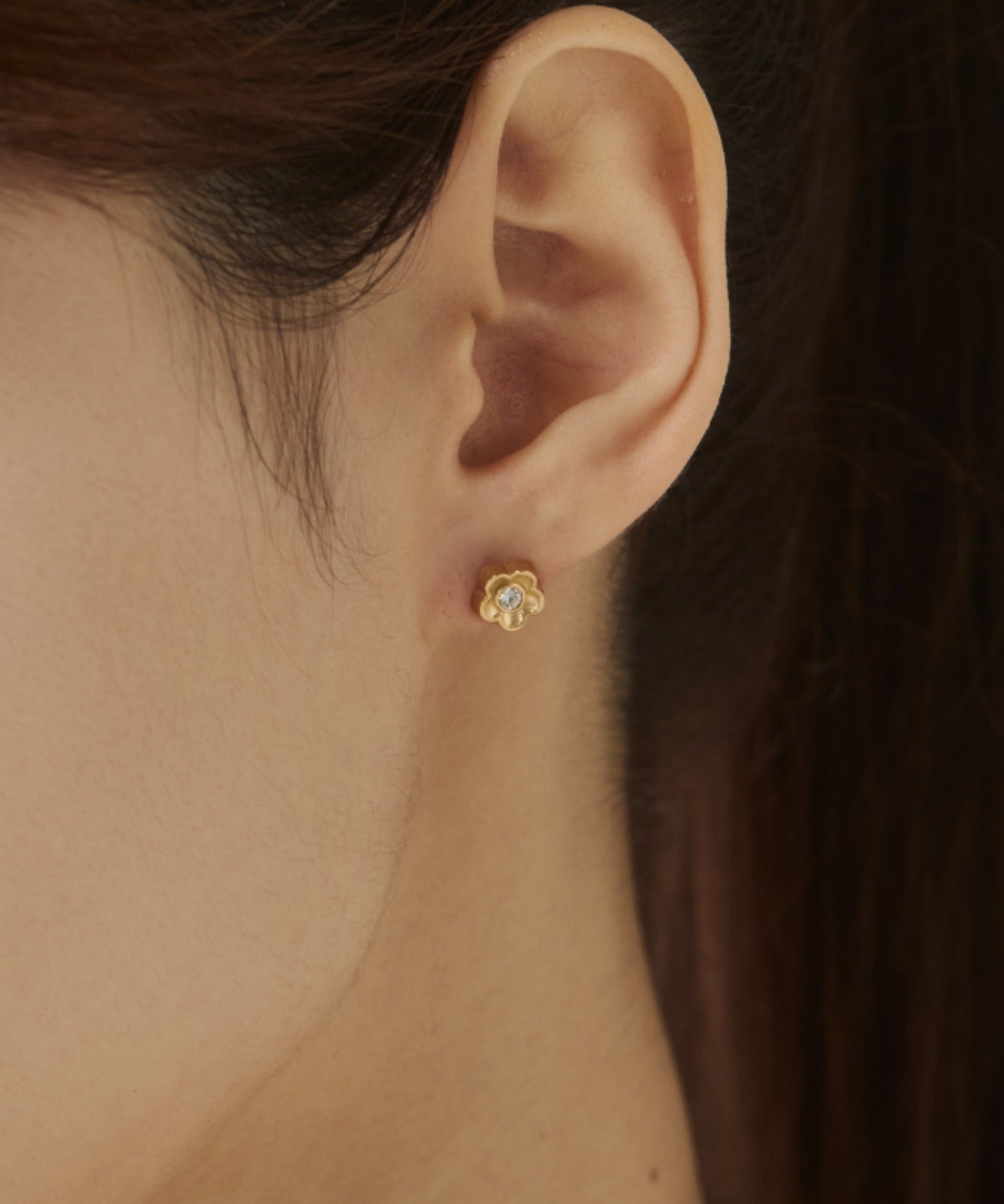 ciite' シーテ ピアス（両耳用） 【 金属アレルギー対応 】フラワービジュー ミニピアス サージカルステンレス（両耳用）