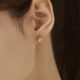 ciite' シーテ ピアス（両耳用） 【 金属アレルギー対応 】フラワービジュー ミニピアス サージカルステンレス（両耳用）