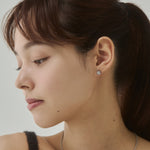 ciite' シーテ ピアス（両耳用） 【 金属アレルギー対応 】フラワービジュー ミニピアス サージカルステンレス（両耳用）