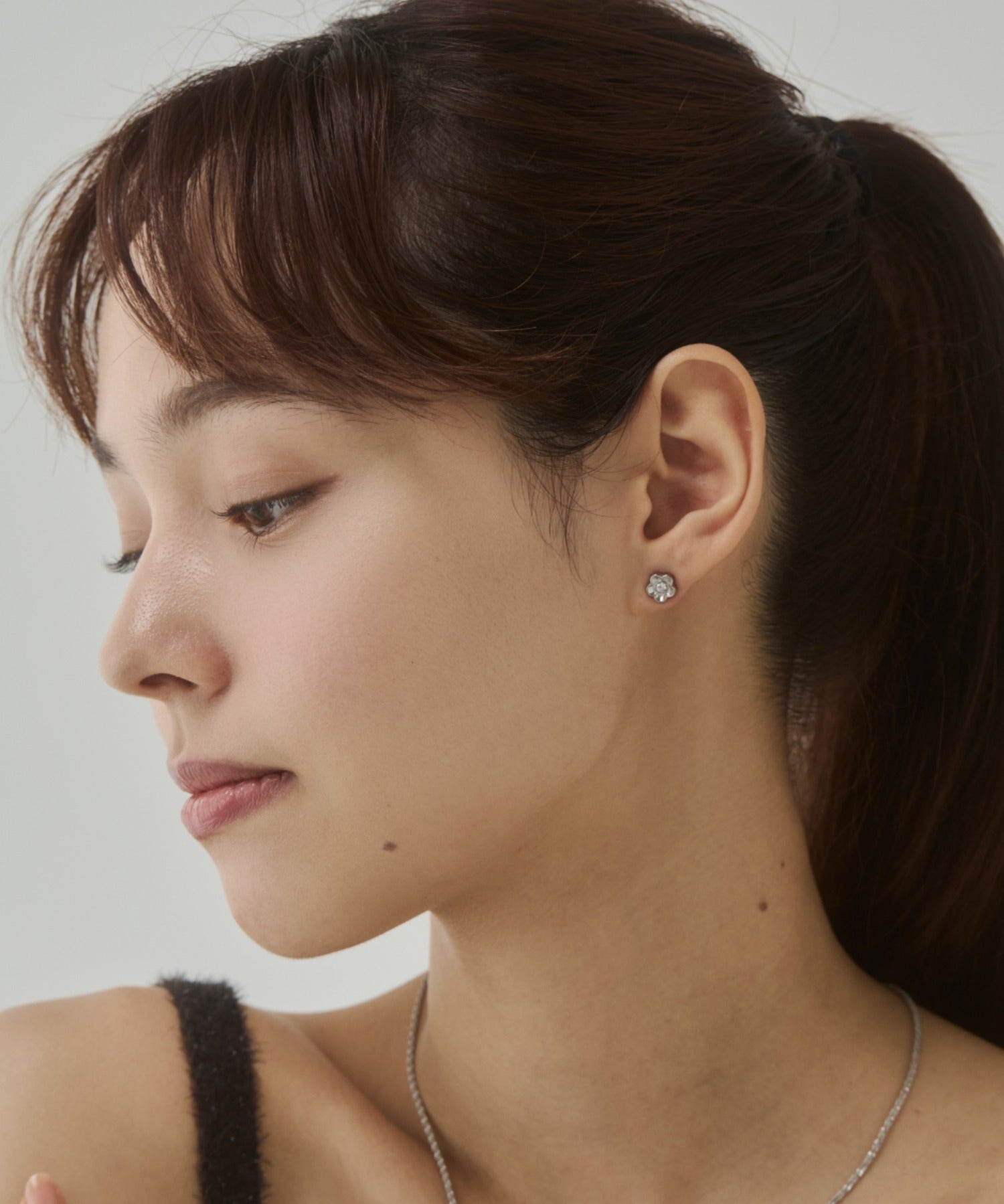 ciite' シーテ ピアス（両耳用） 【 金属アレルギー対応 】フラワービジュー ミニピアス サージカルステンレス（両耳用）