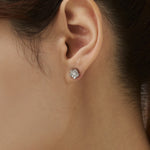 ciite' シーテ ピアス（両耳用） 【 金属アレルギー対応 】フラワービジュー ミニピアス サージカルステンレス（両耳用）