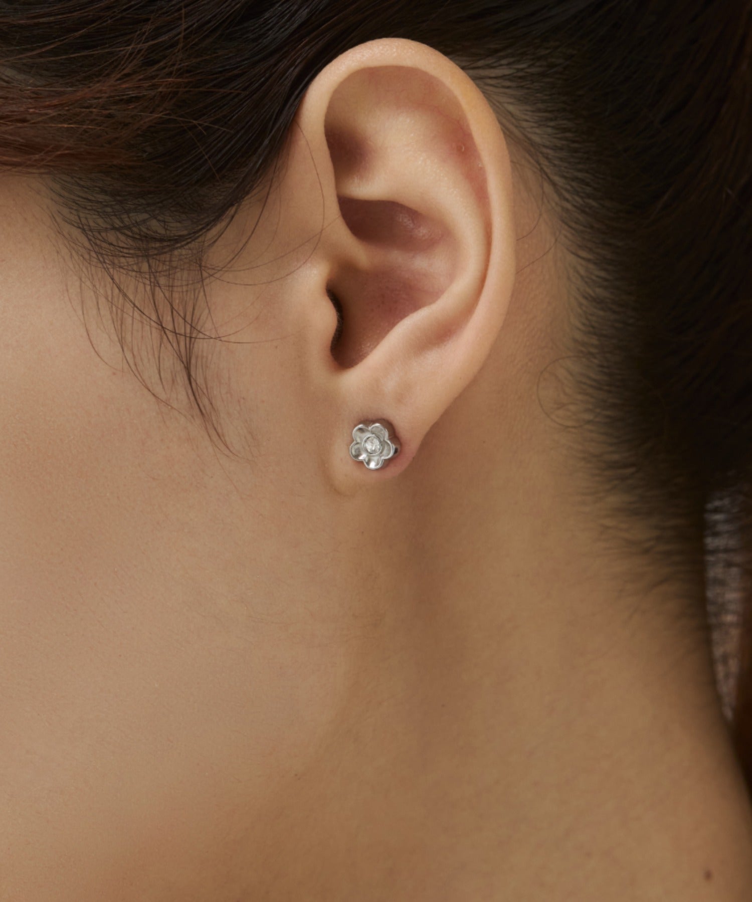 ciite' シーテ ピアス（両耳用） 【 金属アレルギー対応 】フラワービジュー ミニピアス サージカルステンレス（両耳用）