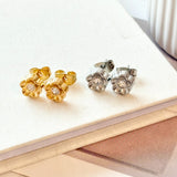 ciite' シーテ ピアス（両耳用） 【 金属アレルギー対応 】フラワービジュー ミニピアス サージカルステンレス（両耳用）