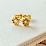 ciite' シーテ ピアス（両耳用） 【 金属アレルギー対応 】フラワービジュー ミニピアス サージカルステンレス（両耳用）