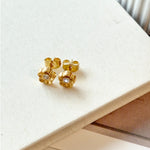 ciite' シーテ ピアス（両耳用） 【 金属アレルギー対応 】フラワービジュー ミニピアス サージカルステンレス（両耳用）