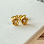 ciite' シーテ ピアス（両耳用） 【 金属アレルギー対応 】フラワービジュー ミニピアス サージカルステンレス（両耳用）