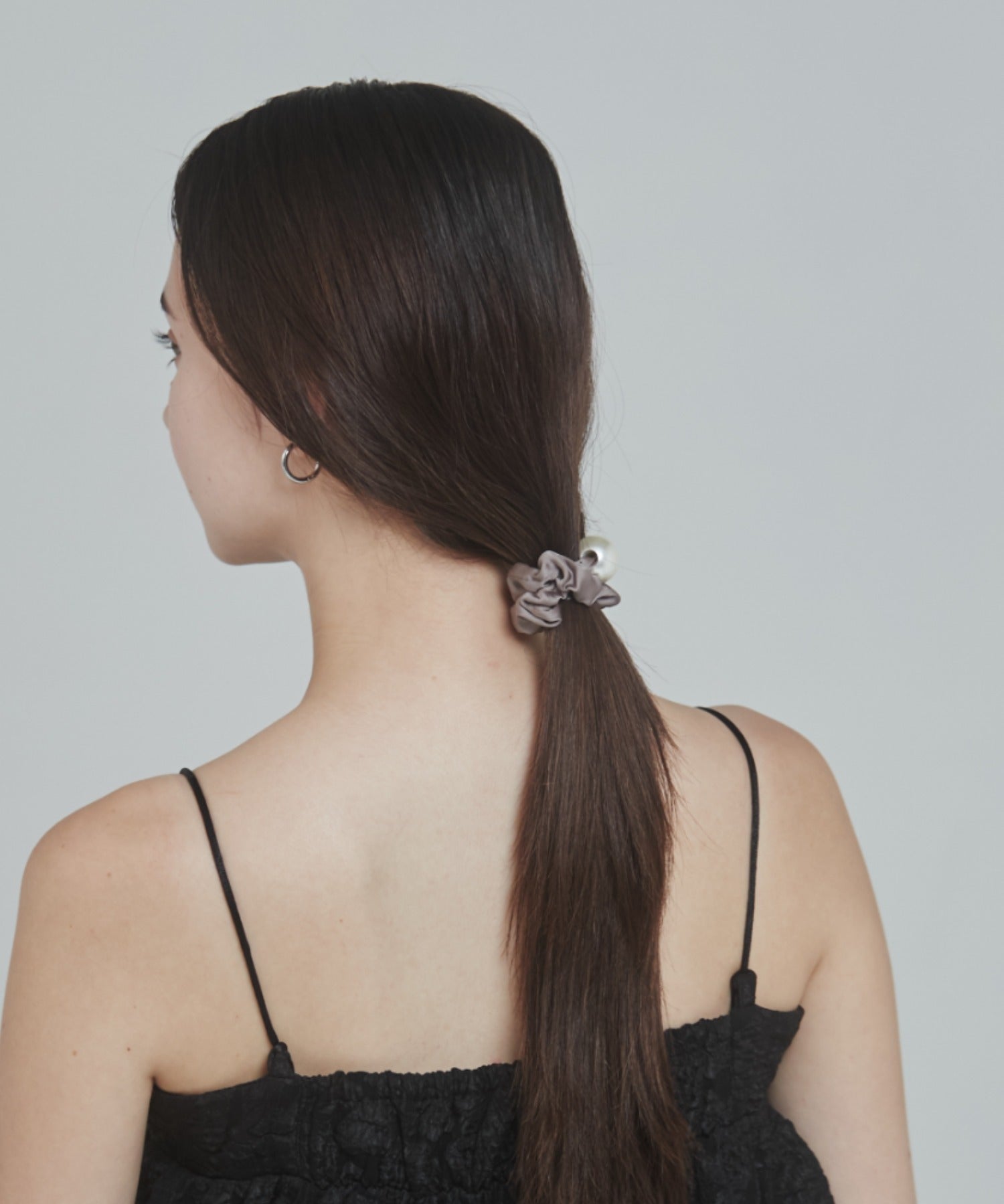 ciite' シーテ ヘアアクセサリー フレンチサテンパール シュシュ