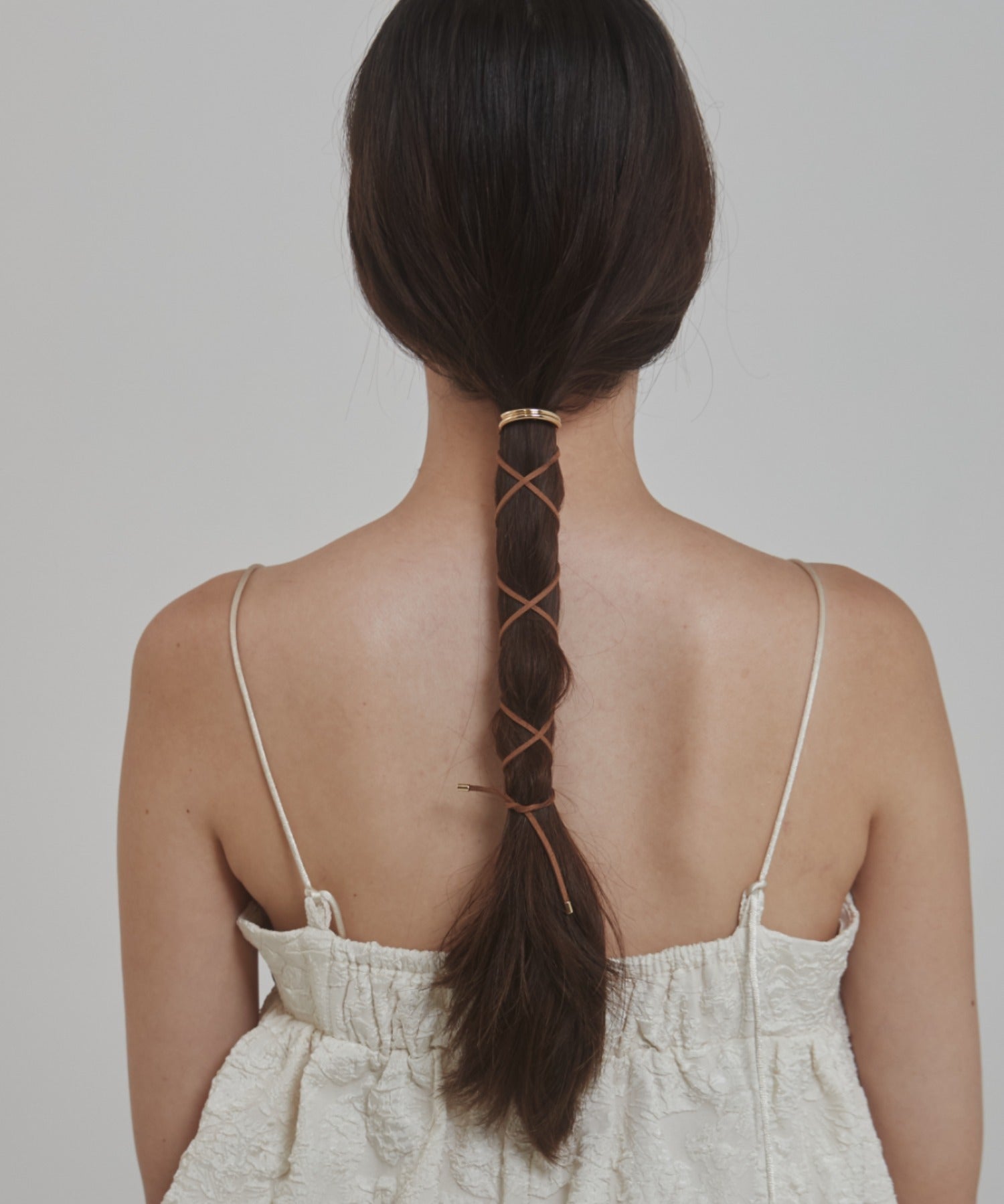 ciite' シーテ ヘアアクセサリー グルグルヘアフックスエードリボン