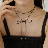 ciite' シーテ ネックレス シンプルコードチョーカー / ネックレス ブラック FREE