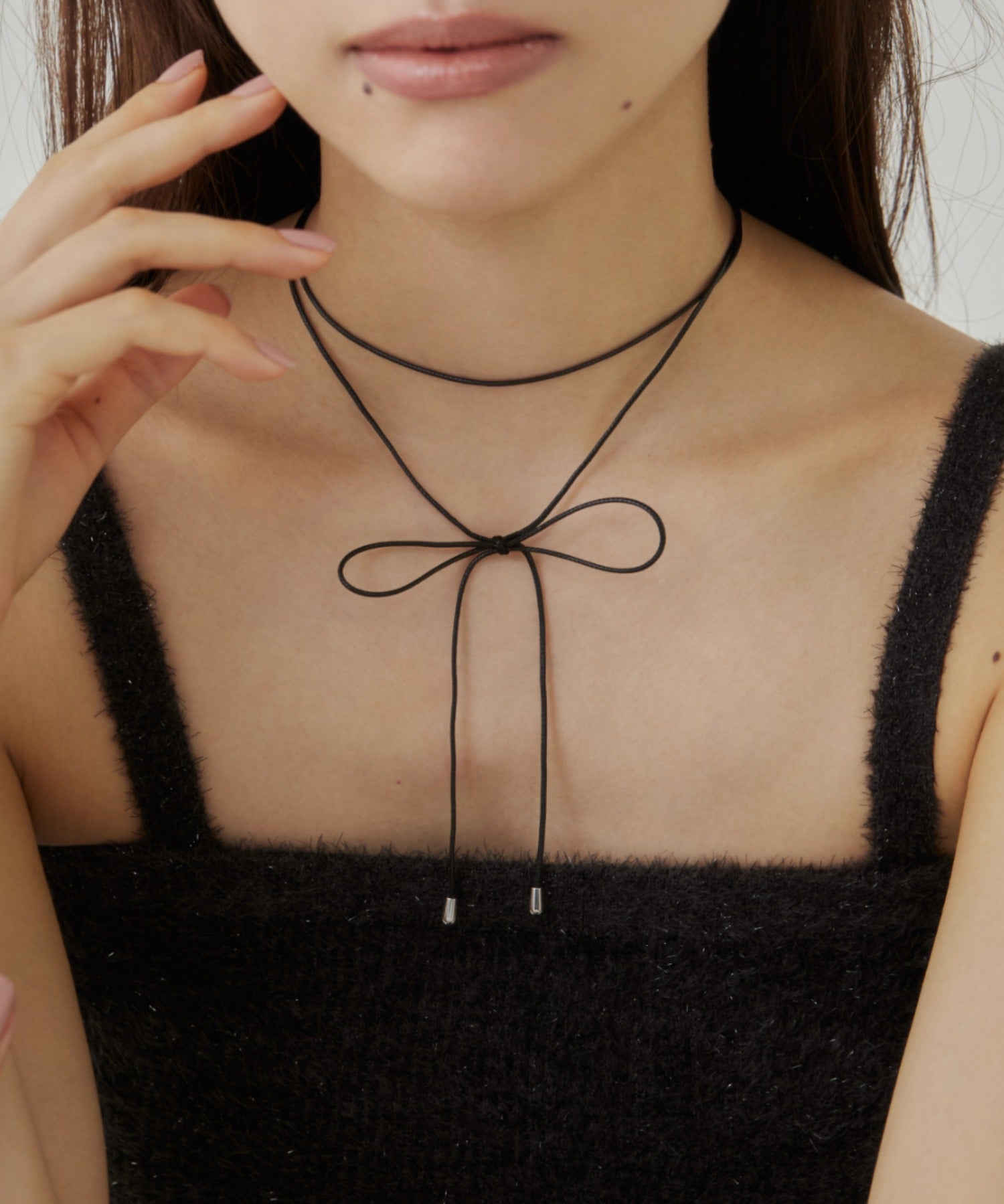 ciite' シーテ ネックレス シンプルコードチョーカー / ネックレス ブラック FREE