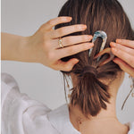 ciite' シーテ その他ヘアアクセサリー マーブルクリアかんざし ブラウン FREE