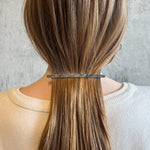 ciite' シーテ ヘアアクセサリー シンプリーバレッタ / simply barrette チャコールグレー FREE
