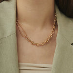 ciite' シーテ ネックレス anchor chain necklace / アンカー チェーン ネックレス ゴールド FREE