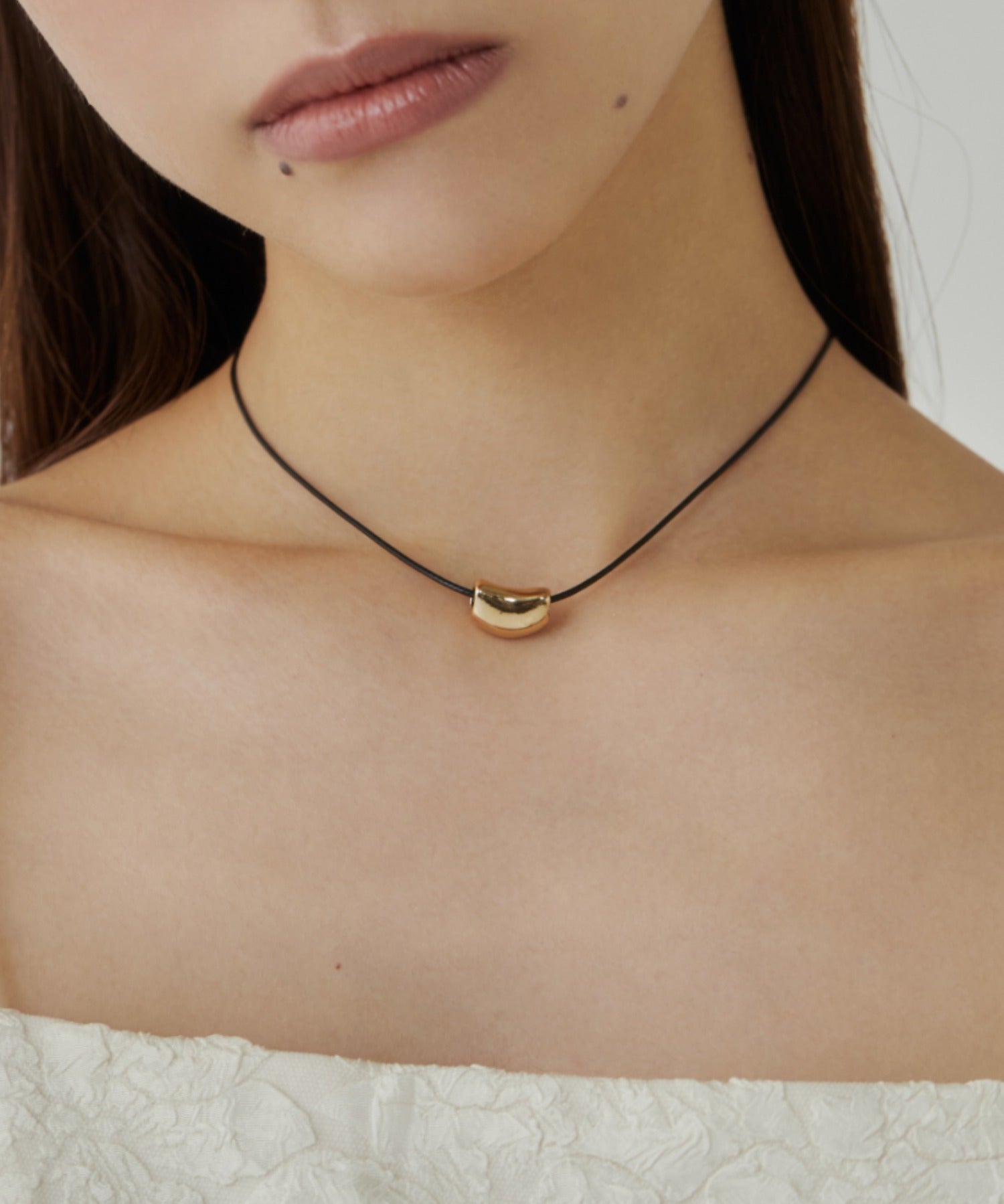 ciite' シーテ ネックレス メタルトップ コードチョーカー / ネックレス ゴールド FREE