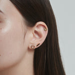 ciite' シーテ ピアス（両耳用） 【 金属アレルギー対応 】 3set pierce / ピアス3セット サージカルステンレス 316L (両耳用) ゴールド FREE