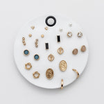 ciite' シーテ ピアス（両耳用） ピアス 12セット / pierce 12 set ゴールド FREE