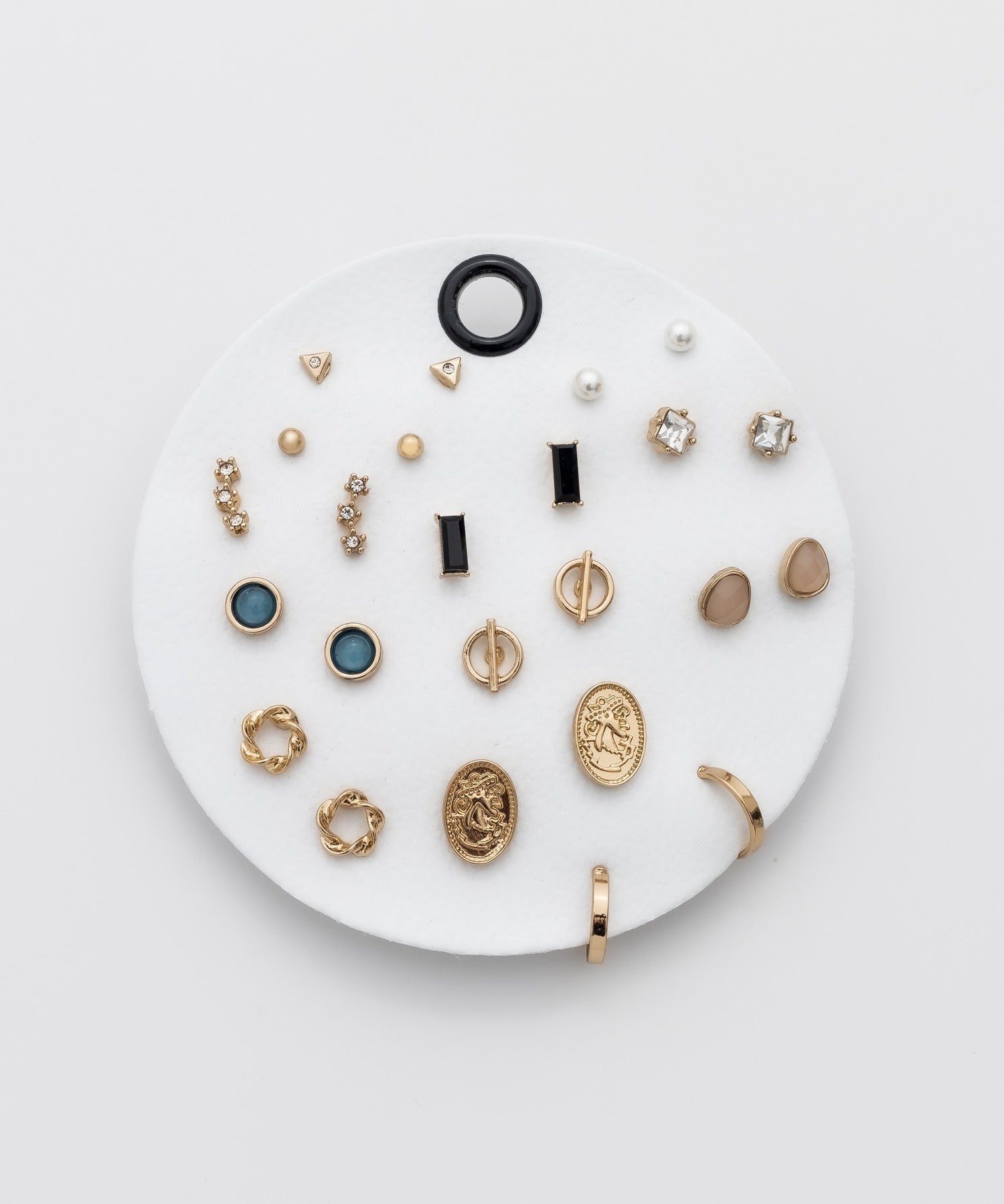 ciite' シーテ ピアス（両耳用） ピアス 12セット / pierce 12 set ゴールド FREE