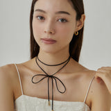 ciite' シーテ チョーカー シンプルコードチョーカー ゴールド FREE