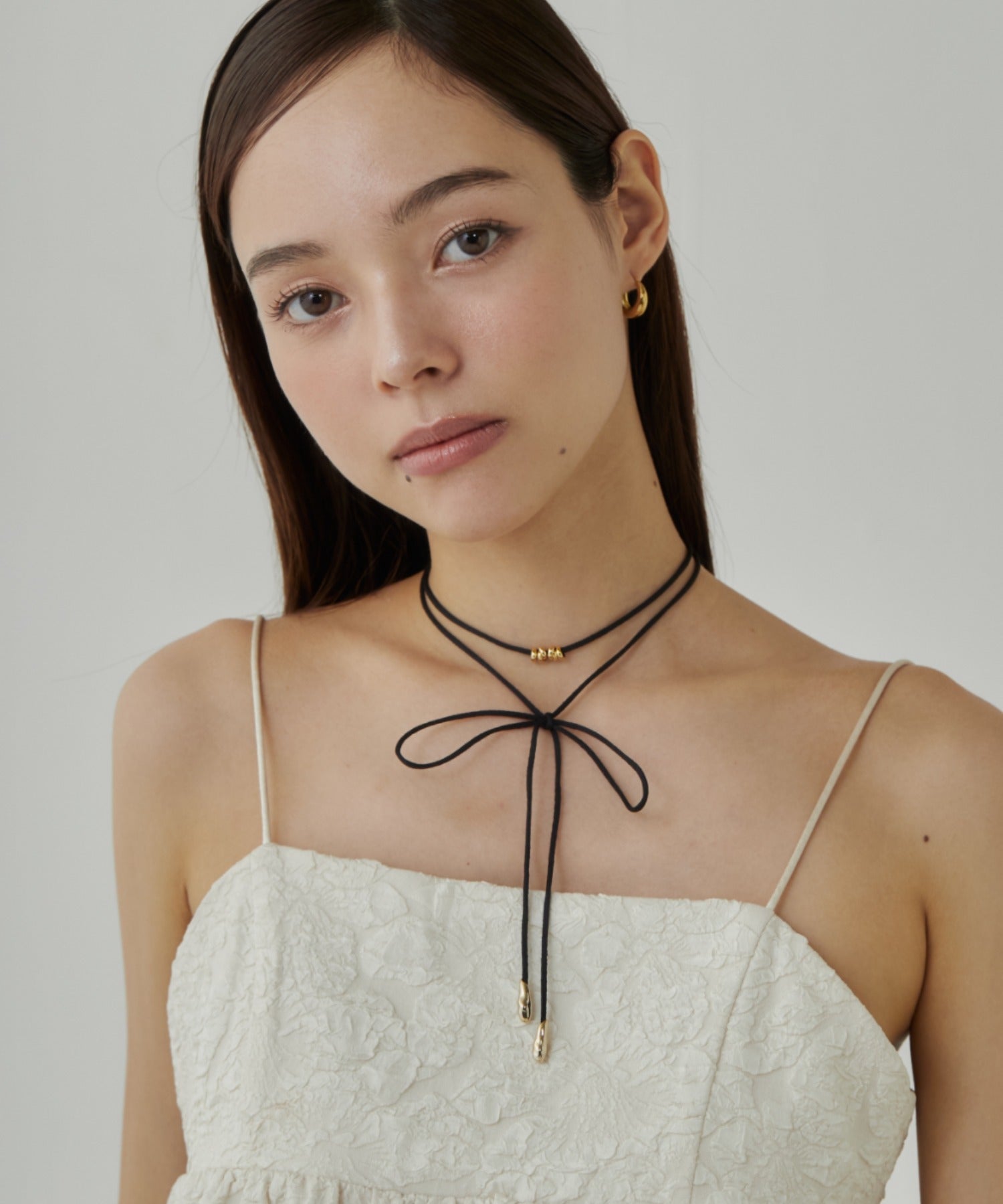 ciite' シーテ チョーカー シンプルコードチョーカー ゴールド FREE