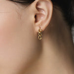 ciite' シーテ ピアス（両耳用） 【 金属アレルギー対応 】 チェーンモチーフピアス サージカルステンレス (両耳用) ゴールド FREE