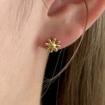 ciite' シーテ ピアス（両耳用） 【 金属アレルギー対応 】 リトル フルールピアス サージカルステンレス ゴールド FREE