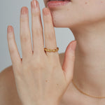 ciite' シーテ リング 【 金属アレルギー対応 】 モチーフリング サージカルステンレス ゴールド