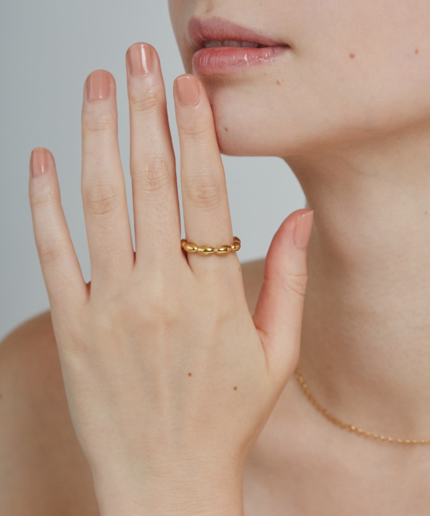 ciite' シーテ リング 【 金属アレルギー対応 】 モチーフリング サージカルステンレス ゴールド