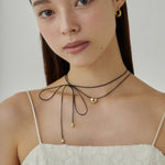 ciite' シーテ ネックレス メタルハートトップ コードチョーカー / ネックレス ゴールド FREE