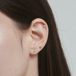 ciite' シーテ ピアス（両耳用） 【 金属アレルギー対応 】 3set pierce / ピアス3セット サージカルステンレス 316L (両耳用) ゴールド FREE