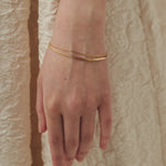 ciite' シーテ ブレスレット layered narrow bracelet / レイヤード ナロー ブレスレット ゴールド FREE