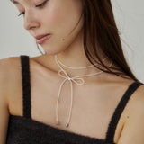 ciite' シーテ ネックレス シンプルコードチョーカー / ネックレス アイボリー FREE