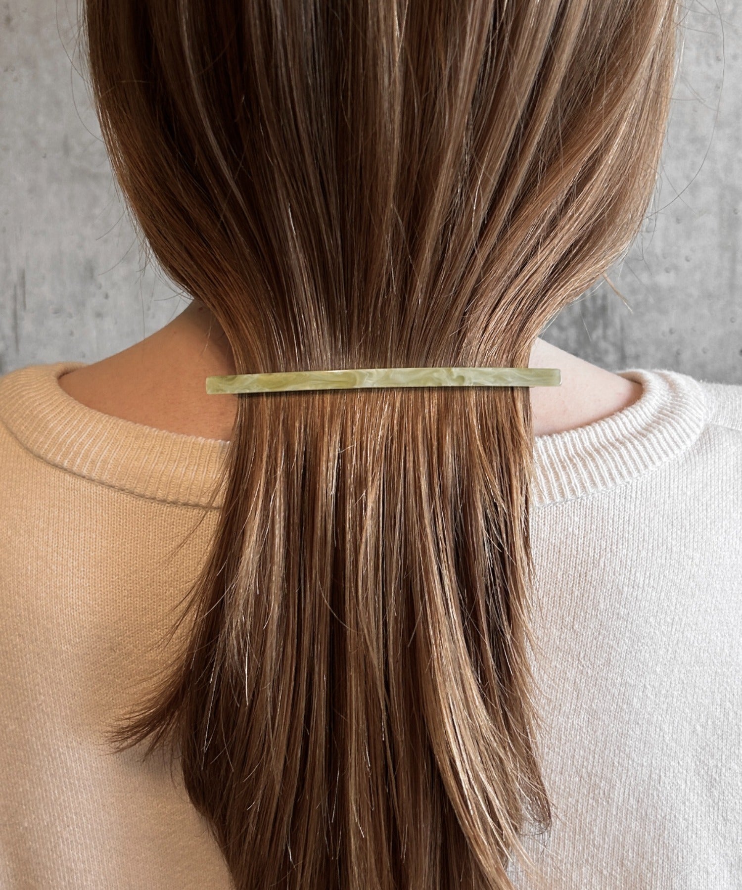 ciite' シーテ ヘアアクセサリー シンプリーバレッタ / simply barrette カーキ FREE