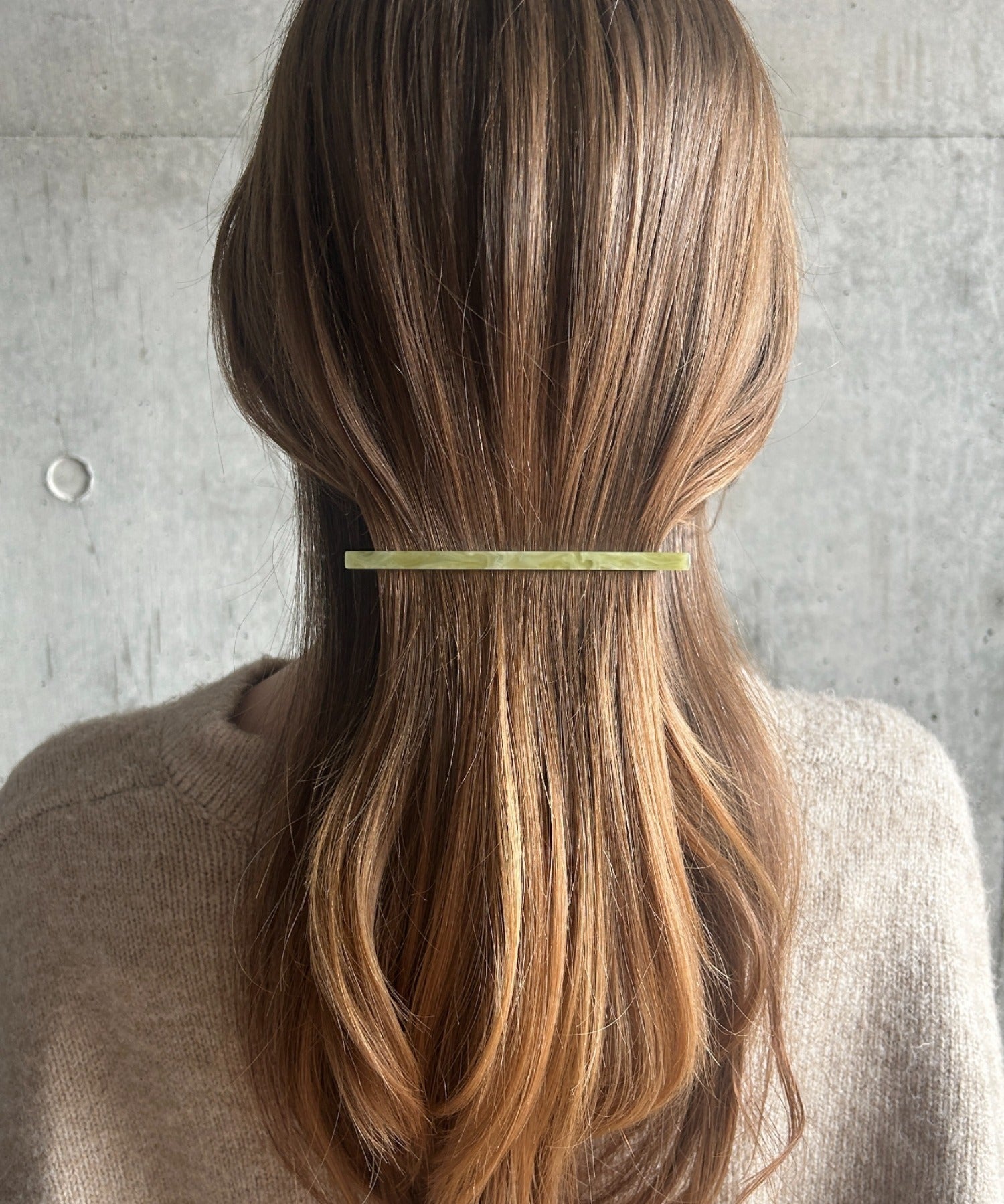 ciite' シーテ ヘアアクセサリー シンプリーバレッタ / simply barrette ライトグリーン FREE