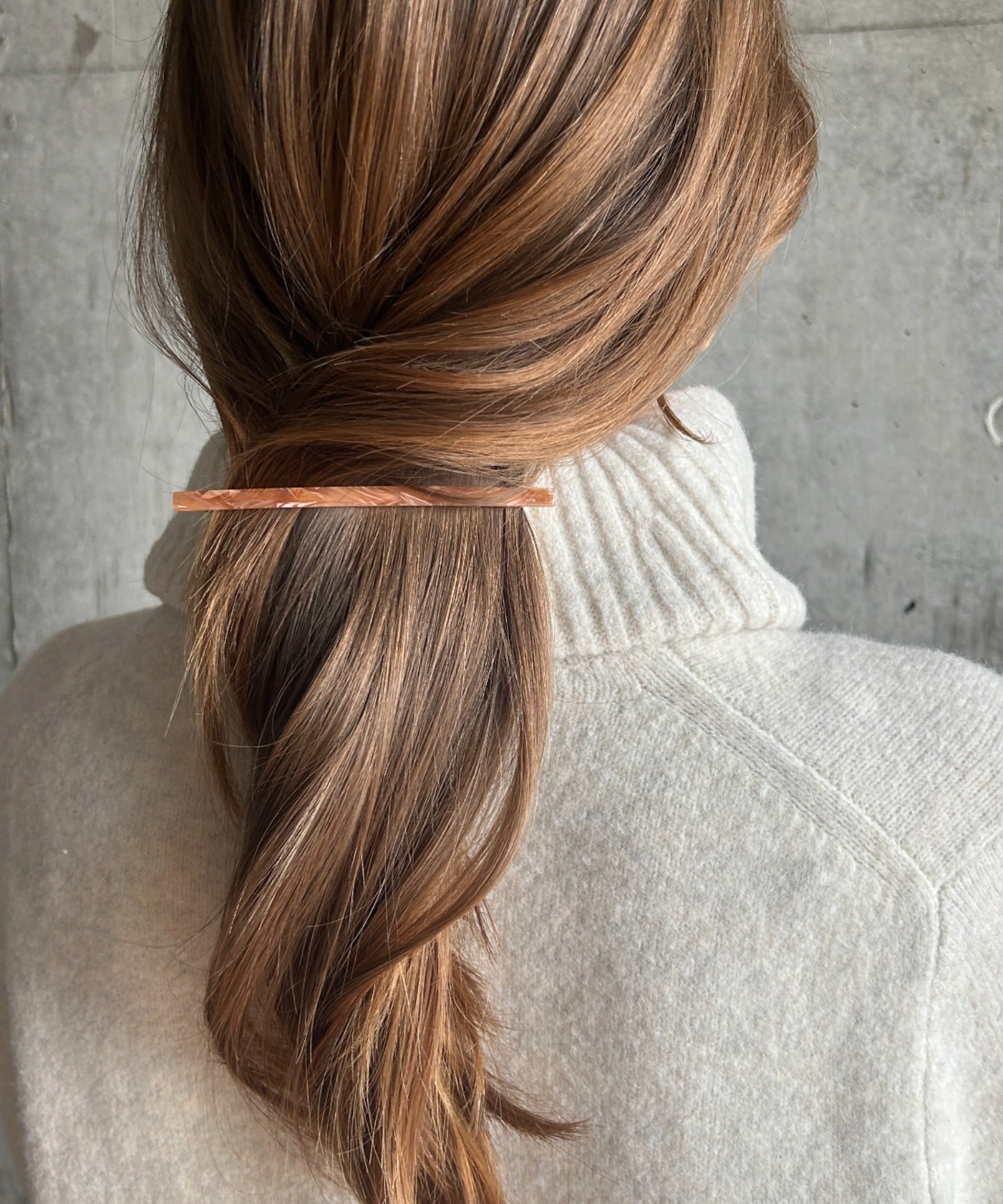 ciite' シーテ ヘアアクセサリー シンプリーバレッタ / simply barrette オレンジ FREE